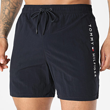 Tommy Hilfiger - Short De Bain Medium Drawstring 3748 Bleu Marine