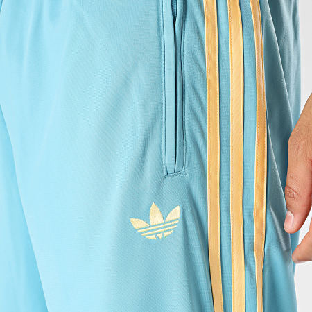 Adidas Originals - Pantalon Jogging A Bandes Firebird TP KE1648 Bleu Jaune