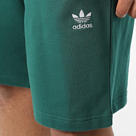 Adidas Originals - Ensemble Tee Shirt Et Short Jogging Trefoil Essential KD1323 KD1311 Vert Foncé