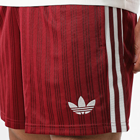 Adidas Originals - Ensemble Maillot De Foot Et Short Jogging Espagne JZ2256 JZ2257 Beige Clair Bordeaux