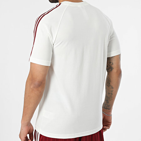 Adidas Originals - Ensemble Maillot De Foot Et Short Jogging Espagne JZ2256 JZ2257 Beige Clair Bordeaux