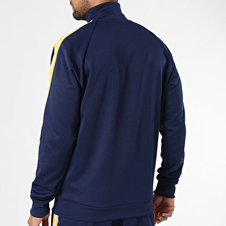 Adidas Originals - Ensemble De Survêtement A Bandes Real Madrid Originals KE3846 JZ9151 Bleu Marine Jaune