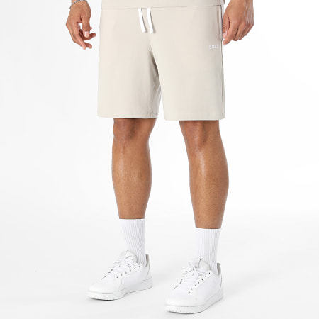 BOSS - Ensemble Tee Shirt Et Short Jogging Mix And Match 50515312 50515314 Beige