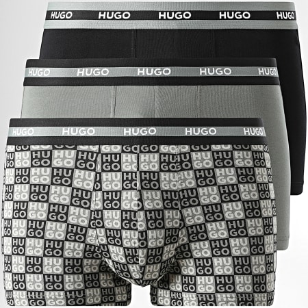 HUGO - Set aus 3 Boxers 50545668 Schwarz Grau Anthrazit - Ryses