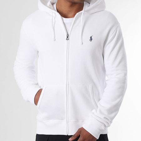 Polo Ralph Lauren - Camisola com Capuz Zíper Original Player Branco