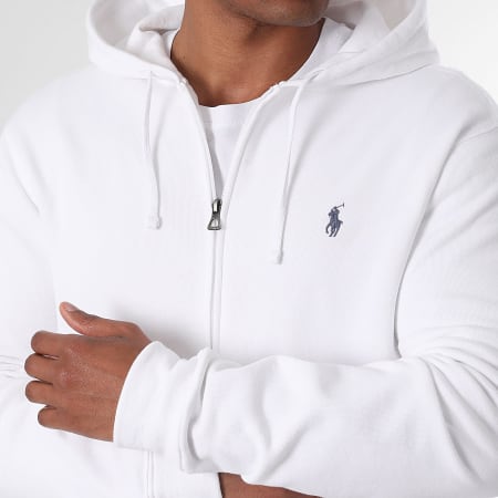 Polo Ralph Lauren - Camisola com Capuz Zíper Original Player Branco