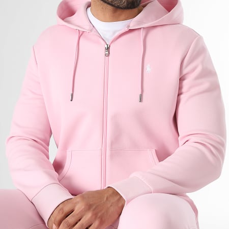 Polo Ralph Lauren - Sweat Zippé Capuche Original Player Rose