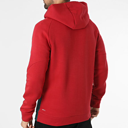 Puma - Chaqueta con cremallera y capucha Fútbol Marruecos Pumatech 784551 Burdeos