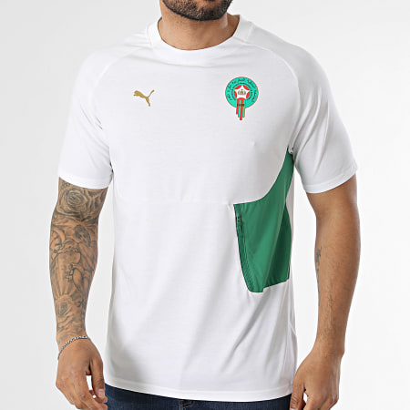 Puma - Camiseta Fútbol Marruecos Pumatech 784554 Beige Claro