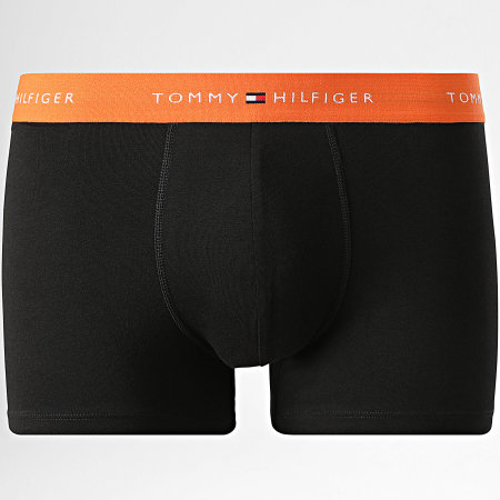 Tommy Hilfiger - Lot De 3 Boxers 3890 Noir Bleu Roi Orange