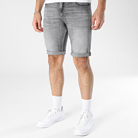 Tommy Jeans - Short Jean Ronnie 2975 Gris Anthracite