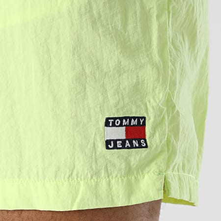 Tommy Jeans - Short Jogging Nylon Club 2824 Jaune Fluo