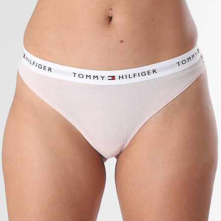 Tommy Hilfiger - Lot De 5 Strings Femme 6344 Blanc Rose Clair Bleu Clair Rouge Bleu Marine