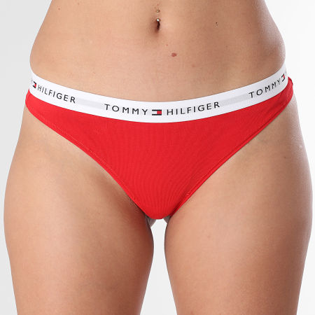 Tommy Hilfiger - Lot De 5 Strings Femme 6344 Blanc Rose Clair Bleu Clair Rouge Bleu Marine