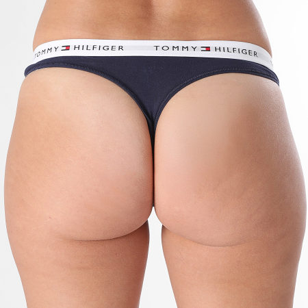 Tommy Hilfiger - Lot De 5 Strings Femme 6344 Blanc Rose Clair Bleu Clair Rouge Bleu Marine