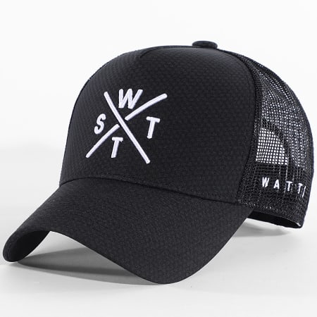 Watts - Casquette Trucker Tribe Noir Blanc