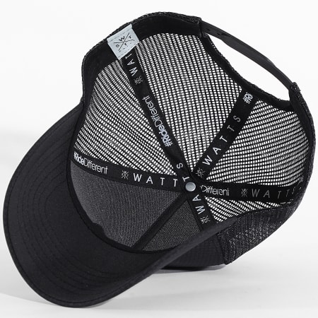 Watts - Casquette Trucker Tribe Noir Blanc