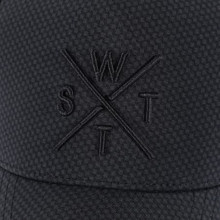 Watts - Boné Trucker Tribe Preto Cinza Antracite