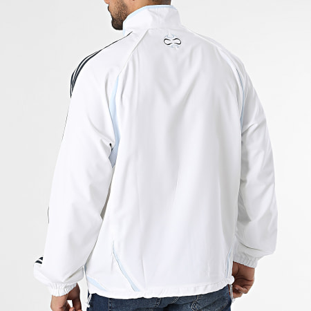 Adidas Sportswear - Veste Zippée A Bandes Teamgeist KD5857 Blanc