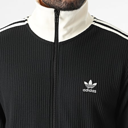 Adidas Originals - Jacket Zipped Textured Waffle Stripes JW0110