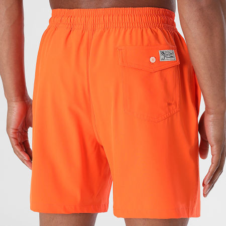 Polo Ralph Lauren - Swim Short Original Player Orange Navy Blue