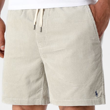 Polo Ralph Lauren - Short Chino Velours Côtelé Original Player Gris