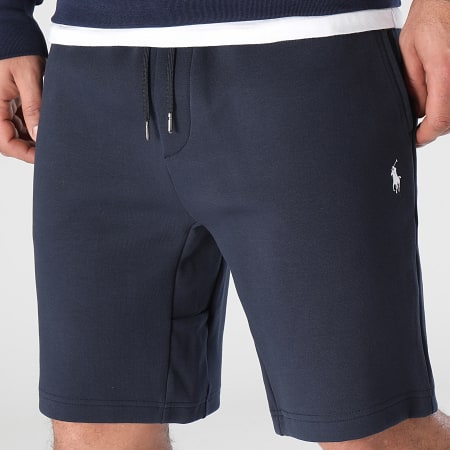 Polo Ralph Lauren - Pantalón Corto de chándal Original Player Azul Marino Oscuro Blanco