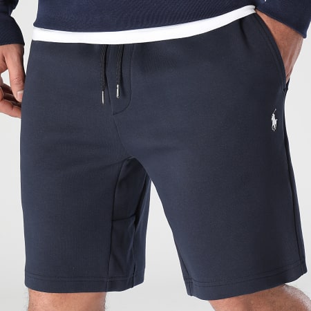 Polo Ralph Lauren - Pantalón Corto de chándal Original Player Azul Marino Oscuro Blanco