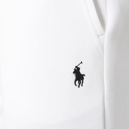 Polo Ralph Lauren - Pantalón Corto de chándal Original Player Blanco Negro