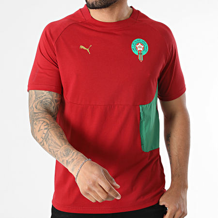 Puma - Camiseta Fútbol Marruecos Pumatech 784554 Burdeos
