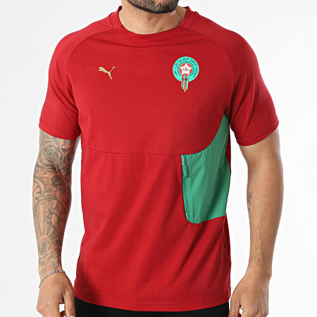 Puma - Camiseta Fútbol Marruecos Pumatech 784554 Burdeos