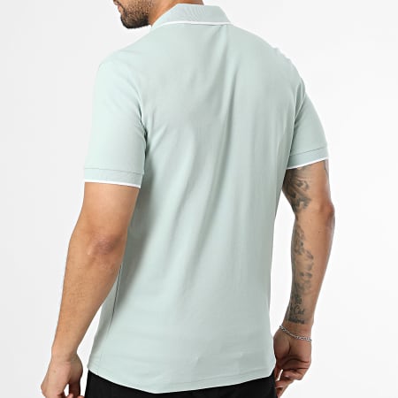 BOSS - Polo Manches Courtes Slim Passertip 50507699 Vert D'Eau