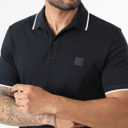 BOSS - Polo Manches Courtes Slim Passertip 50507699 Noir