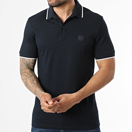 BOSS - Polo Manches Courtes Slim Passertip 50507699 Noir