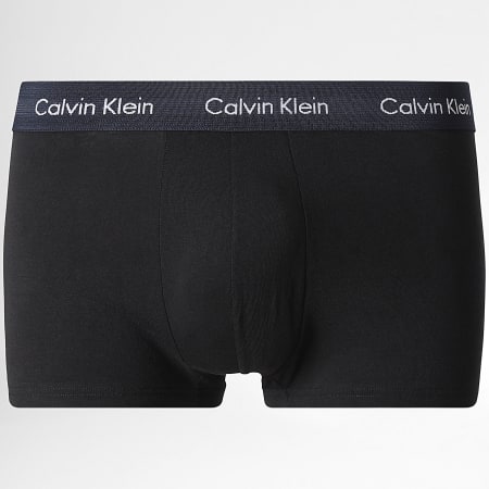 Calvin Klein - Lot De 5 Boxers NB2734A Noir Bleu Marine Bleu Clair Rouge Beige