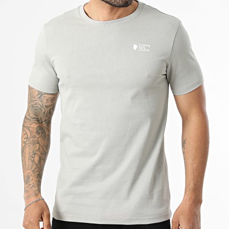 Comme Des Loups - Tee Shirt Pic Gris
