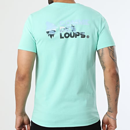 Comme Des Loups - Tee Shirt Pic Vert D'Eau
