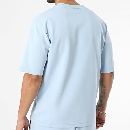 Comme Des Loups - Ensemble Tee Shirt Oversize Et Short Jogging Japan Bleu Clair