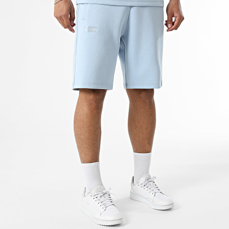 Comme Des Loups - Ensemble Tee Shirt Oversize Et Short Jogging Japan Bleu Clair