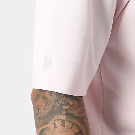 Comme Des Loups - Ensemble Tee Shirt Oversize Et Short Jogging Japan Rose