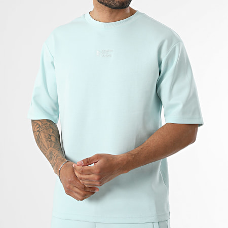 Comme Des Loups - Ensemble Tee Shirt Oversize Et Short Jogging Japan Vert D'Eau