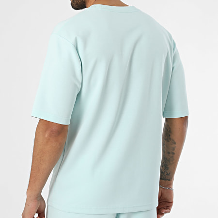 Comme Des Loups - Ensemble Tee Shirt Oversize Et Short Jogging Japan Vert D'Eau