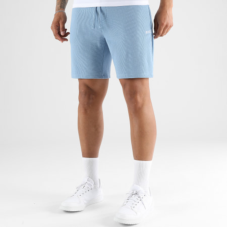 BOSS - Short Jogging Waffle 50535884 Bleu Clair