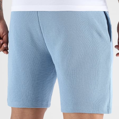 BOSS - Short Jogging Waffle 50535884 Bleu Clair