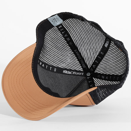 Watts - Casquette Trucker Tribe Camel Noir