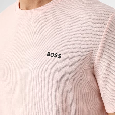 BOSS - Tee Shirt Waffle 50535891 Rose