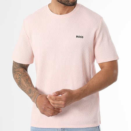 BOSS - Tee Shirt Waffle 50535891 Rose