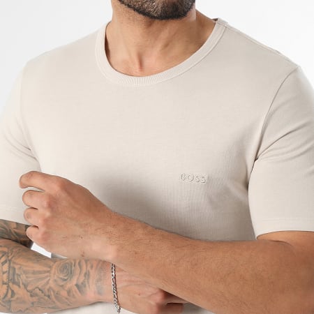 BOSS - Pack de 3 T-Shirts 50532468 Bege Cinza Antracite Preto