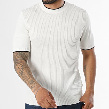 Frilivin - Tee Shirt Maille 015 Beige Clair