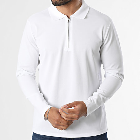 Frilivin - Polo Manches Longues 462 Blanc